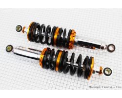 Амортизатор задний JH/CB/CG - 305мм*d67мм (втулка 12мм / втулка 12мм) черный к-кт 2шт