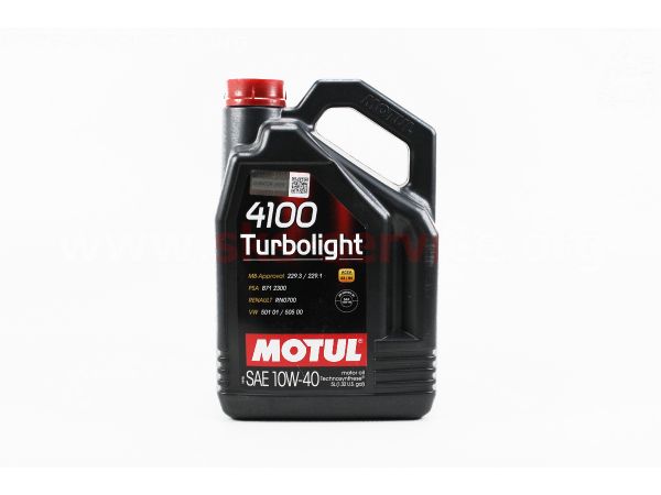 4T-4100 Turbolight 10W-40 масло для бензиновых и  дизельних двигателей, полусинтетическое, 5л
