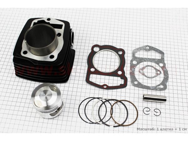 Цилиндр к-кт (цпг) CB150cc-62мм (палец 15мм)