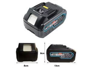 Аккумулятор Li-Ion (высокотоковый 70A) Makita 18V, 8Ah BL1830 10x21700