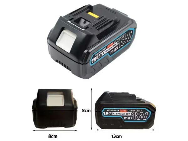 Аккумулятор Li-Ion (высокотоковый 70A) Makita 18V, 8Ah BL1830 10x21700