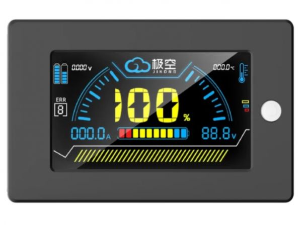 Экран для JK BMS (Jikong) LCD дисплей 3.2", с кнопкой активации, индикатор уровня заряда батареи