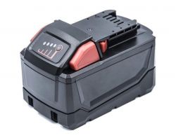 Аккумулятор Li-Ion (индикатор разряда) для инструмента Milwaukee 18V, 6000mAh 10x18650