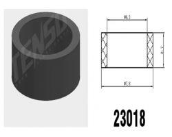 Тефлоновое кольцо форсунки GDI (7.8×6.3×2.7 мм) уплотнительное (PTFE) для систем прямого впрыска