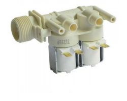 Клапан заливной впускной для стиральной машины 2-ух ходовой C00033518, C00064535 Indesit, Ariston C00066518