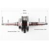 Коленвал в сборе WH125/150 (Keeway ARN)