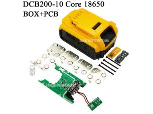 Корпус (набор) для сборки аккумулятора инструмента Dewalt  18-21v, 5s2p DCB200 с платой Li-Ion 10x18650
