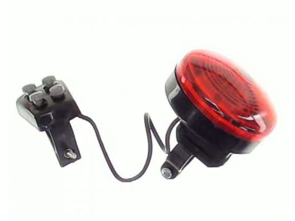 Сигнал велосипедный с подсветкой   круглый   (красный, АА*2)   (mod:JY-322)   DS