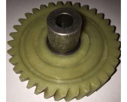 Шестерня ведомая привода электропилы Vorskla (d-10mm, D-74мм 33 шлицов с левым наклоном)