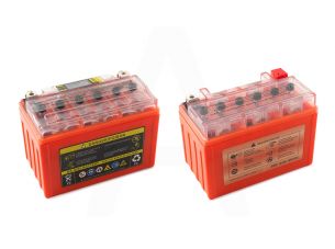 АКБ   12V 9А   гелевый    (152x88x106, оранжевый, с индикатором заряда, вольтметром)   OUTDO