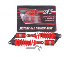 Амортизаторы (пара)   Delta   330mm, газомасляные   (красные)   KOMATCU   (mod.A)