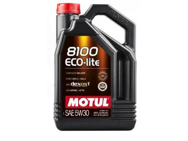 Масло автомобильное, 5л   (синтетика, 5W-30, 8100 ECO-LITE)   MOTUL   (#108214)