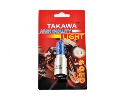 Лампа BA20D (2 уса)   12V 35W/35W   (супер белая, высокая)   (блистер)   (mod:073)   TAKAWA