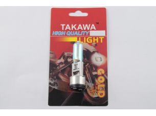 Лампа BA20D (2 уса)   12V 18W/18W   (хамелеон радужный)   (блистер)   TAKAWA   (mod:A)