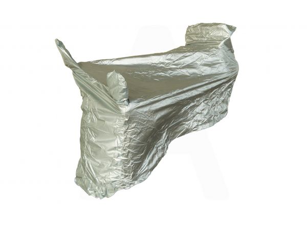 Чехол дождевик на скутер   (солнцеотражающий) (серебристый, xxl)