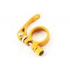Хомут трубы подседельной велосипеда (крепление эксцентрик) (желтый)   DS