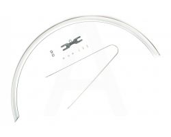 Крылья велосипедные (железные, хром, комплект перед+зад) (обод 20) YKX