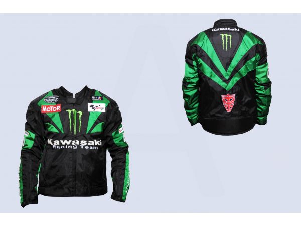 Мотокуртка   KAWASAKI   (текстиль) (size:S, MONSTER ENERGY)