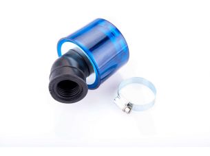 Фильтр воздушный (нулевик)   Ø28/40mm, 45*   (колокол, синий, прозрачный)   KM   (mod:KY-A-088)