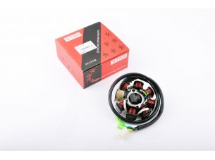 Статор генератора   4T GY6 125/150   (7+1 катушек)   STAR