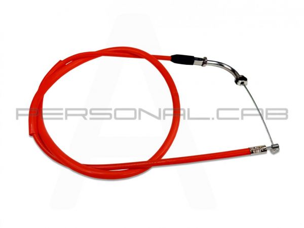 Трос газа   Zongshen, Lifan 125/150 (SILICONE RED)   (TM)   EVO
