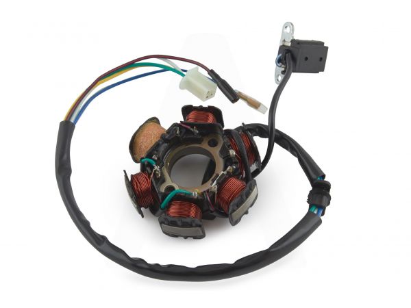 Статор генератора   4T GY6 125/150   (5+1 катушек)   ST