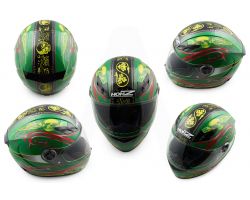 Шлем-интеграл   (mod:OP02) (size:XL, зеленый)   HONZ