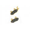 Колодки тормозные (диск)   4T GY6 50-150   (RACE/STORM, ухо в право, желтые)   HORZA