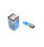 Лампа P15D-25-1 (1 ус)   12V 50W/50W   (супер белая)   YWL