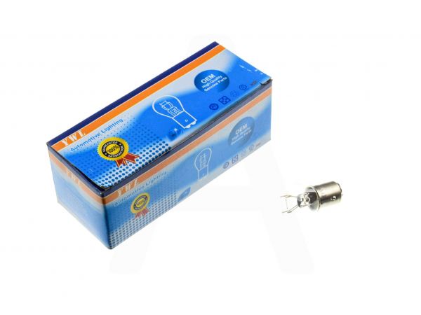 Лампа S25 (двухконтактная)   12V 21W/5W   (стоп, габарит)   YWL