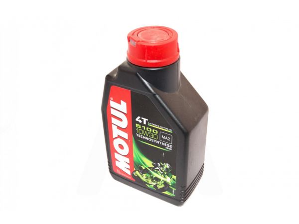 Масло   4T, 1л   (полусинтетика, 10W-30, 5100, API SL/SJ/SH/SG)   MOTUL   (#104062)