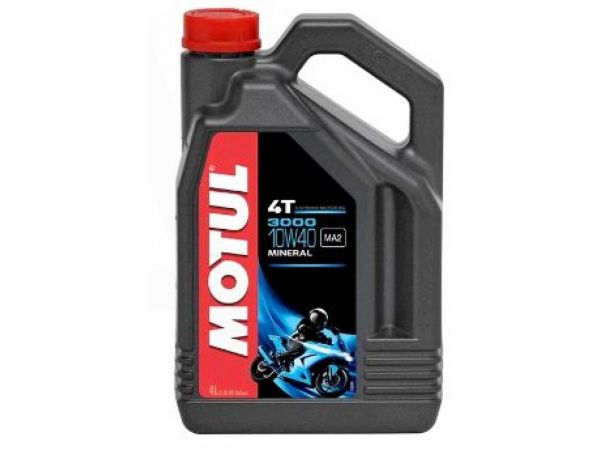 Масло   4T, 4л   (минеральное, 10W-40, 3000, API SG)   MOTUL   (#107693)