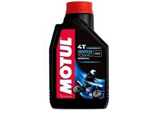 Масло   4T, 1л   (минеральное, 10W-40, 3000, API SG)   MOTUL   (#107672)