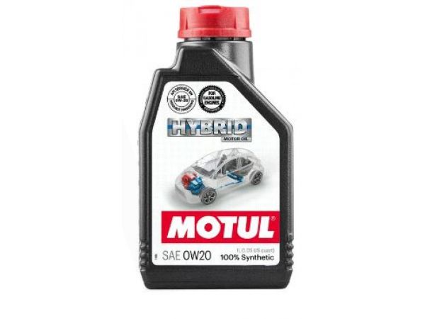 Масло   4T, 1л   (синтетика, 0W-20, HYBRID, API SN - GF-5)   MOTUL   (#107141)