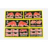 Наклейки (набор)   логотип   RED BULL   (22х15см)   (#5880)