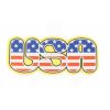 Наклейка   декор   USA   (15х6см)   (#3294)