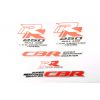 Наклейки (набор)   Honda CBR250   (25х10см, 3шт)   (#0912)