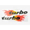 Наклейки (набор)   TURBO   (33х16см)   (#0203)