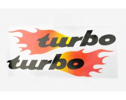Наклейки (набор)   TURBO   (33х16см)   (#0203)
