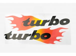 Наклейки (набор)   TURBO   (33х16см)   (#0203)