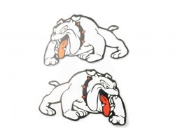 Наклейки (набор)   DOG   (24х15см, белые)   (#3401)