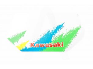 Наклейка   логотип   KAWASAKI   (28х15см)   (#2322)