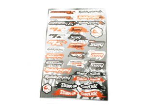 Наклейки (набор)   спонсоры, мультибренд   (45х30см)   (#5991A)