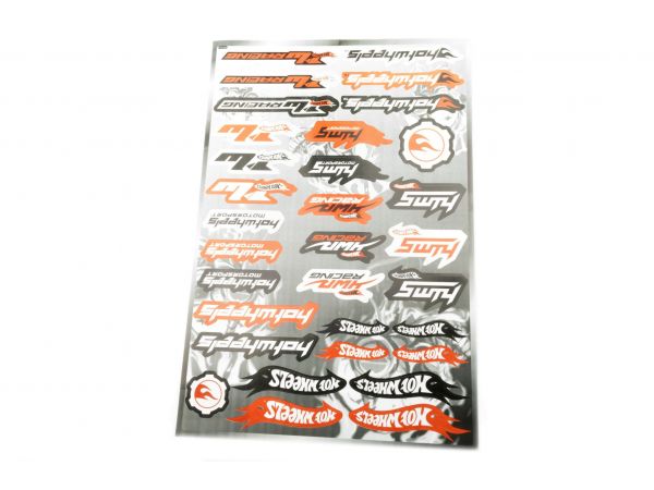 Наклейки (набор)   спонсоры, мультибренд   (45х30см)   (#5991A)