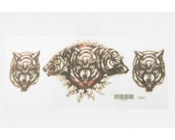 Наклейки (набор)   WOLF   (34х16см)   (#3251)