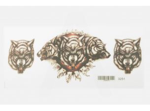 Наклейки (набор)   WOLF   (34х16см)   (#3251)