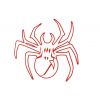 Наклейка   декор   SPIDER   (13х13см)   (#6883)