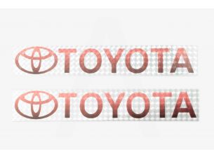 Наклейка   логотип   TOYOTA   (20х4см)   (#7035)