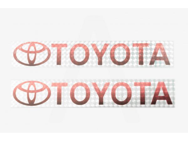 Наклейка   логотип   TOYOTA   (20х4см)   (#7035)