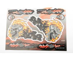 Наклейки (набор)   SKULL   (32х23см)   (#5996F)